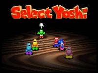 une photo d'Ã©cran de Yoshi s Story sur Nintendo 64